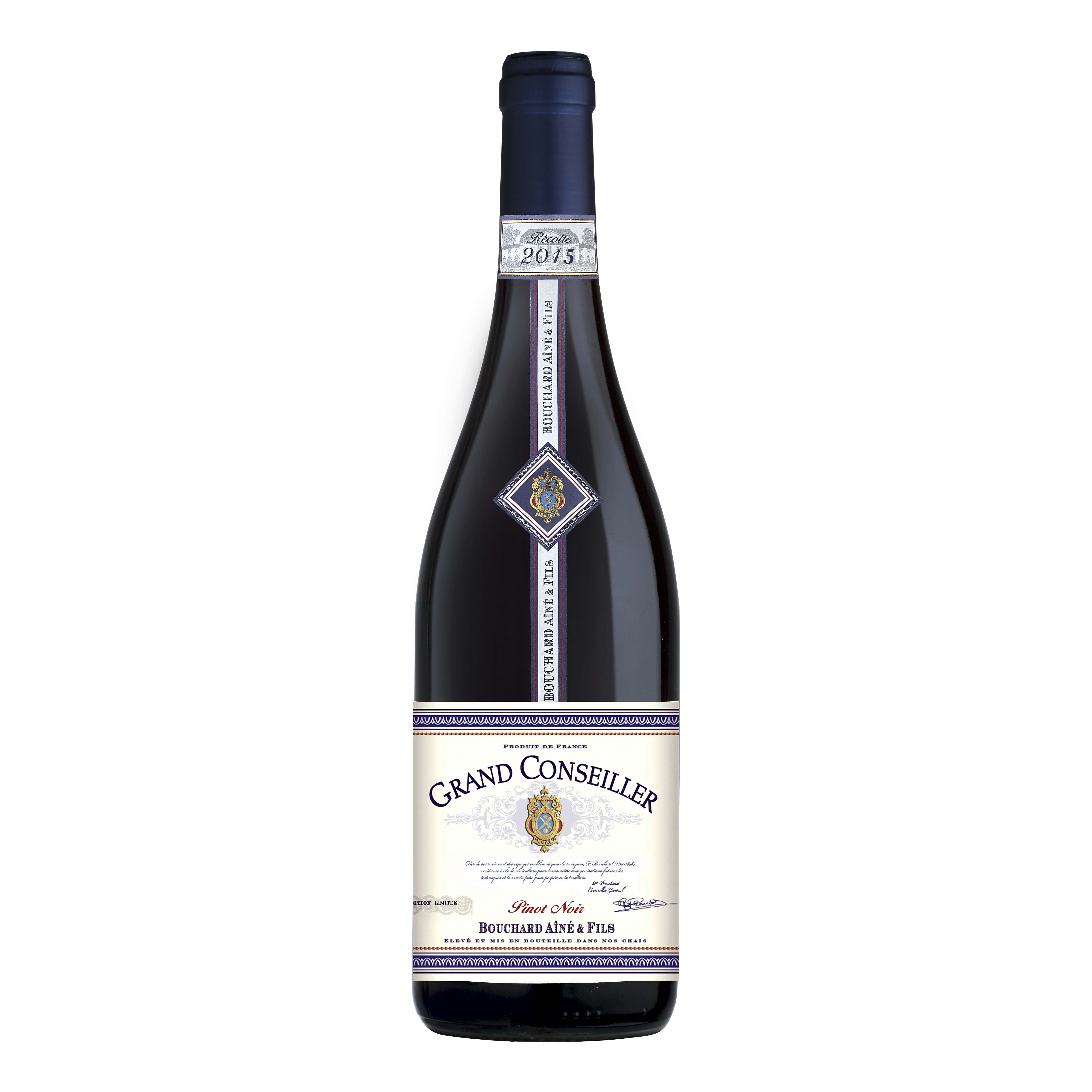 

Вино Bouchard Grand Conseiller Pinot Noir красное сухое 12,5% 0,75 л Франция