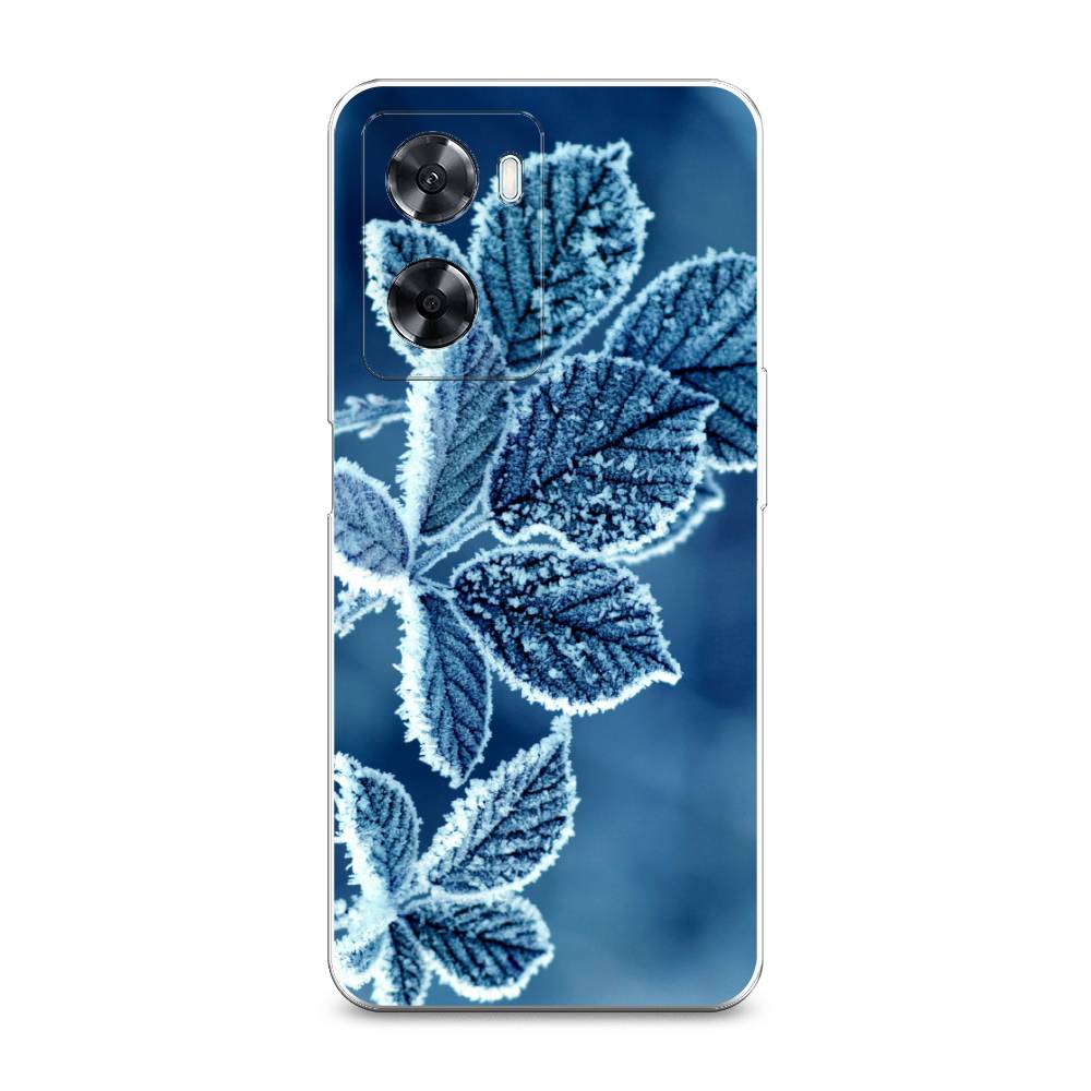

Чехол на Oppo A57 4G "Зима 6", Голубой;белый, 2511550-2