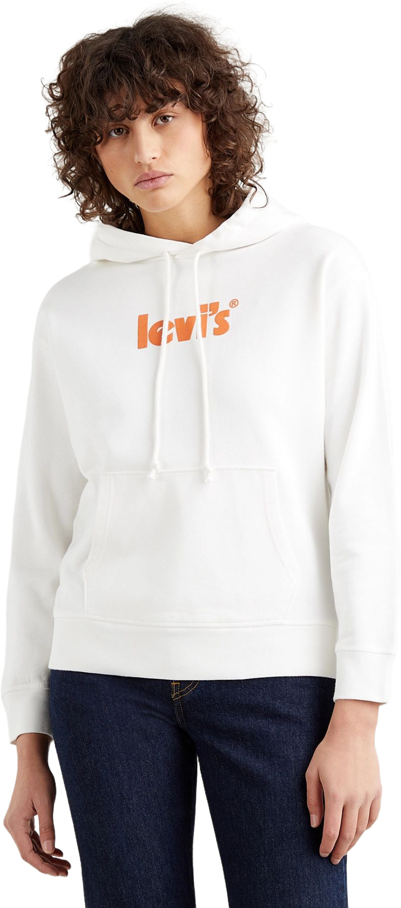 

Худи женское Levi's 18487-0110 белое XL, 18487-0110