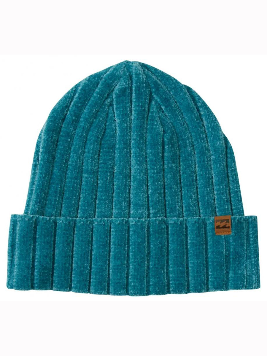 

Шапка бини женская Billabong Warm Up, голубой, Warm Up