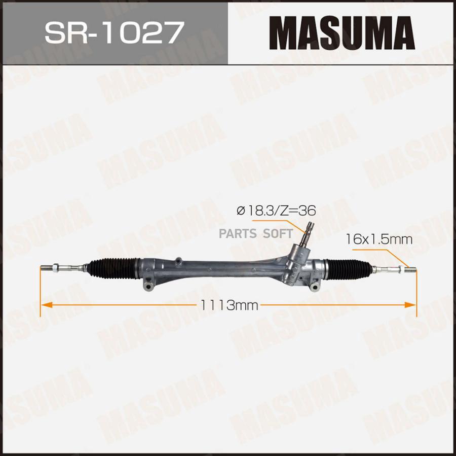 Рейка рулевая MASUMA, RX450H, RX350 / GYL10L, GGL15L LHD (левый руль)