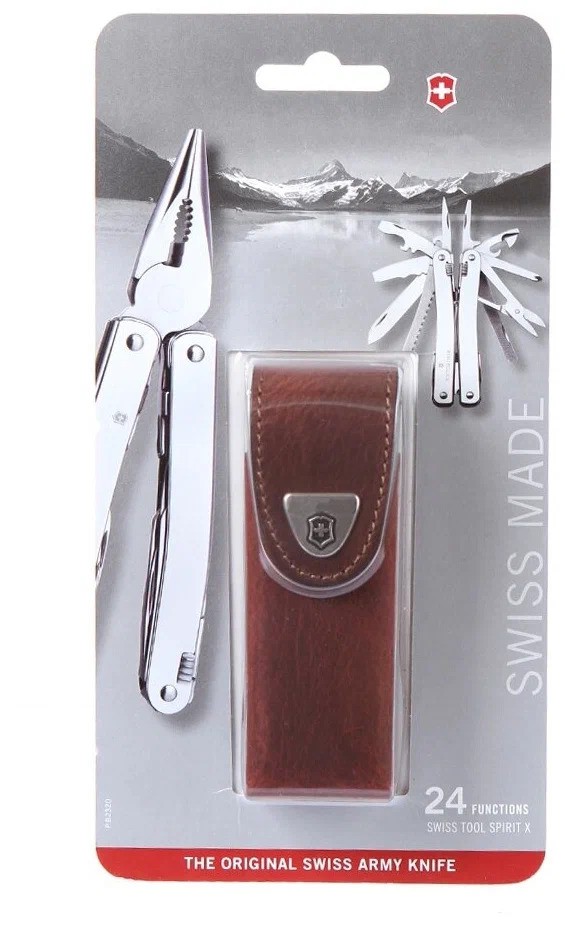 Мультитул Victorinox SwissTool Spirit X, серебристый, 26 опций