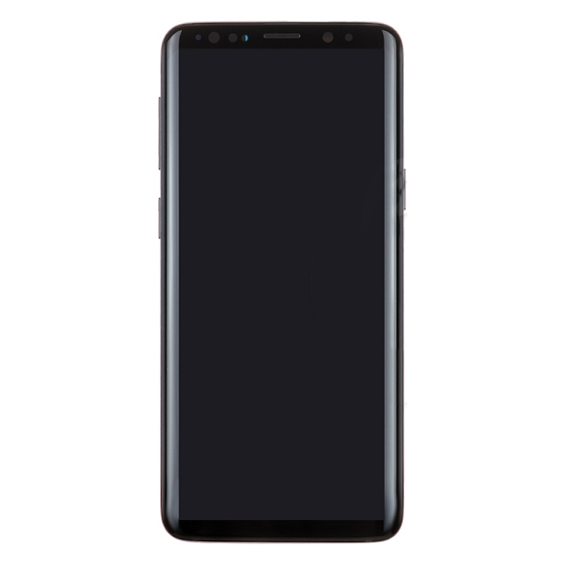 Дисплей BaseMarket для Samsung G960F Galaxy S9 модуль с рамкой и тачскрином (черный) OEM