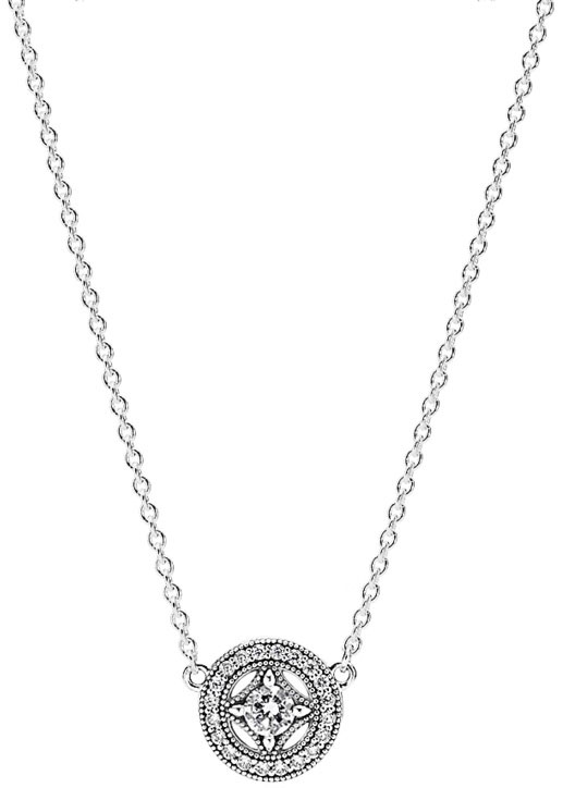 

Колье из серебра с цирконием 45 см Pandora 590523CZ, 590523CZ