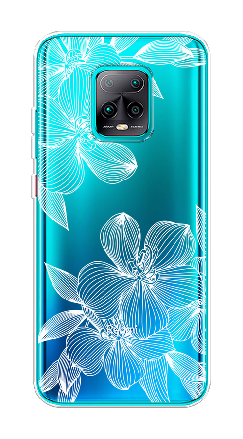 

Чехол на Xiaomi Redmi 10X Pro 5G "Крокус", Белый;прозрачный, 38650-1