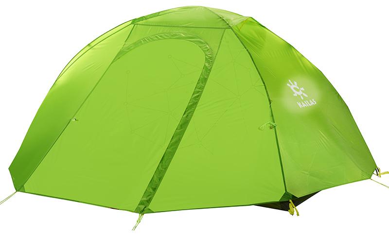 фото Палатка kailas 2022 triones 2p camping tent neon green