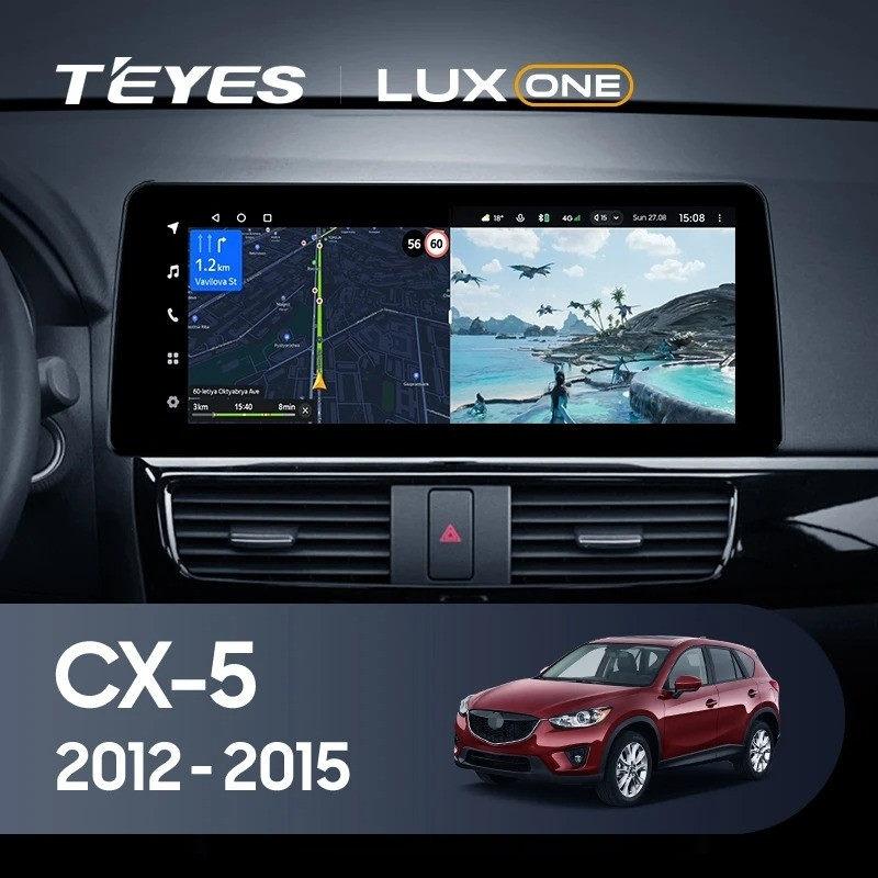 

Штатная магнитола Teyes LUX ONE 6/128 Mazda CX-5 (2012-2015) Тип-С, Lux One