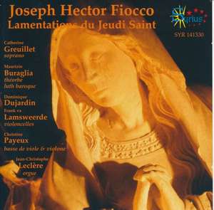 FIOCCO JH - Lamentations Du Jeudi-Saint'