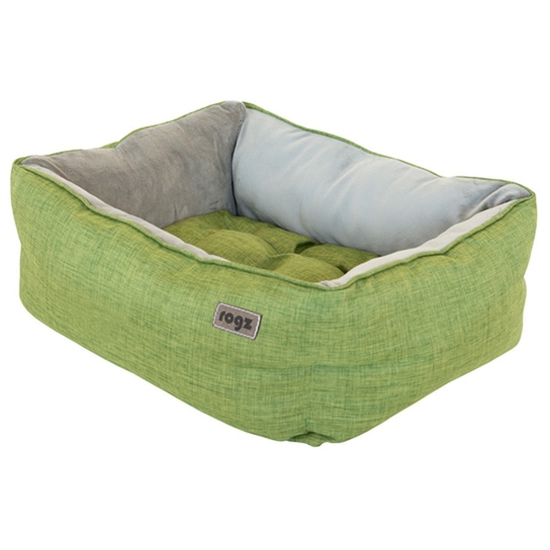 

Лежанка для собаки Rogz COSMO, текстиль 38x52x19см зеленый, COSMO