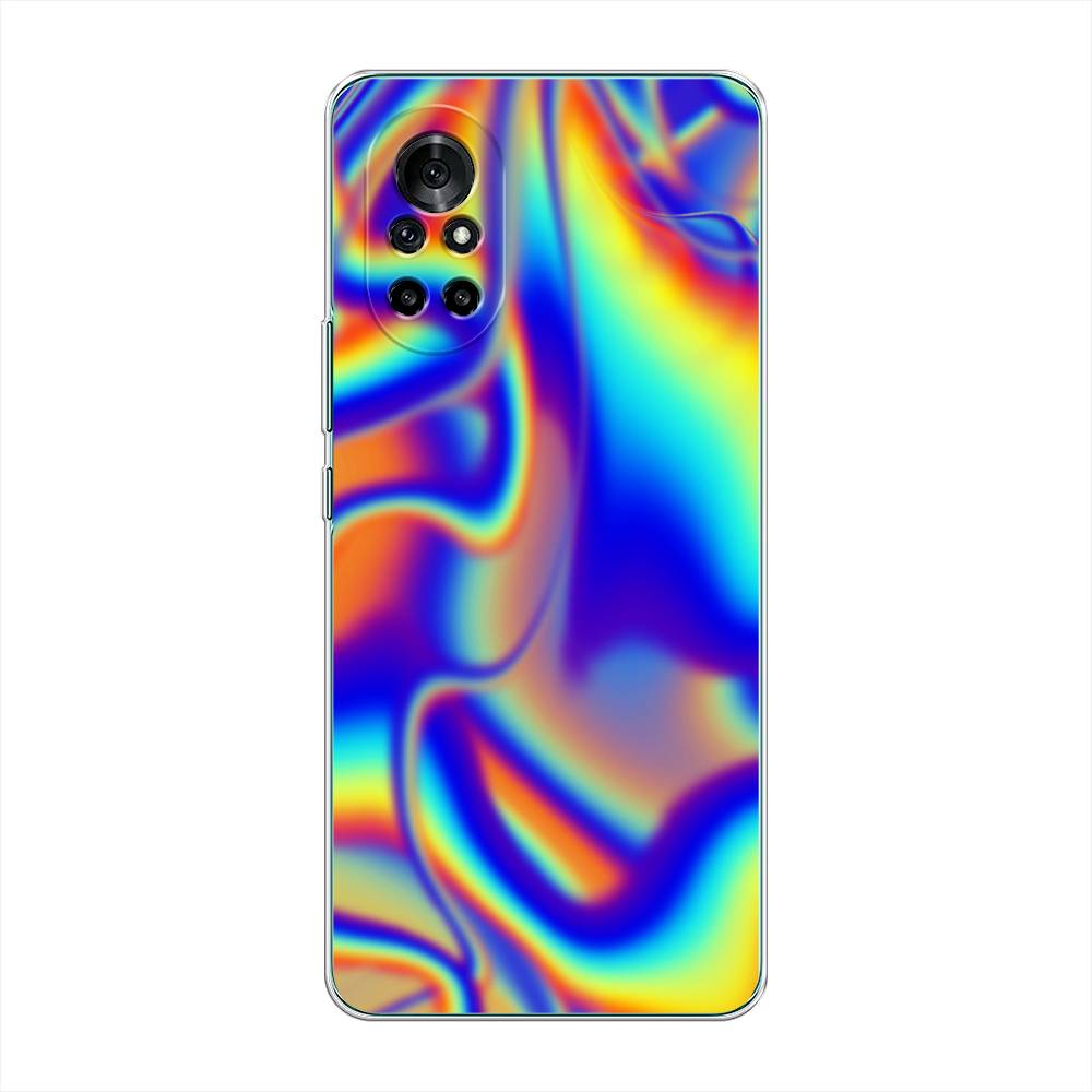 

Чехол на Honor V40 Lite "Яркая голограмма", Разноцветный, 6105150-3
