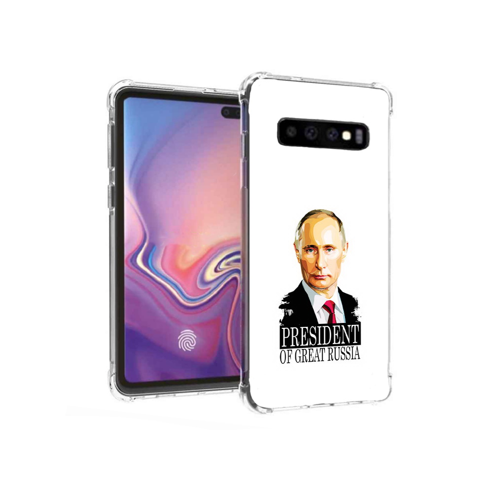 

Чехол MyPads Tocco для Samsung Galaxy S10+ Володька (PT125670.500.50), Прозрачный, Tocco
