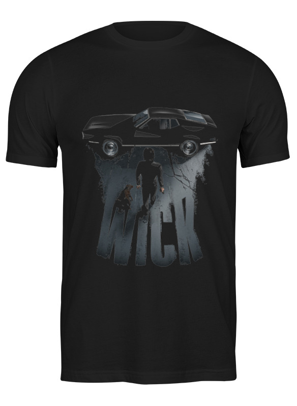 

Футболка мужская John wick 3129346 Printio черная 3XL, John wick 3129346