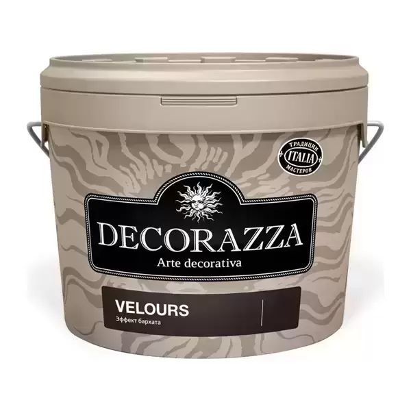 Декоративное покрытие Decorazza Velours VL-001, нежный бархат, 1.2 кг спрей collonil nubuk velours черный 200 мл