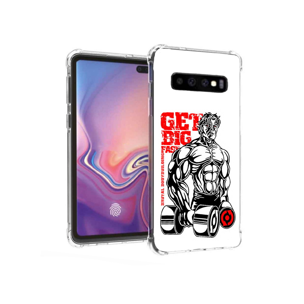 

Чехол MyPads Tocco для Samsung Galaxy S10+ накаченное тело (PT125670.500.495), Прозрачный, Tocco