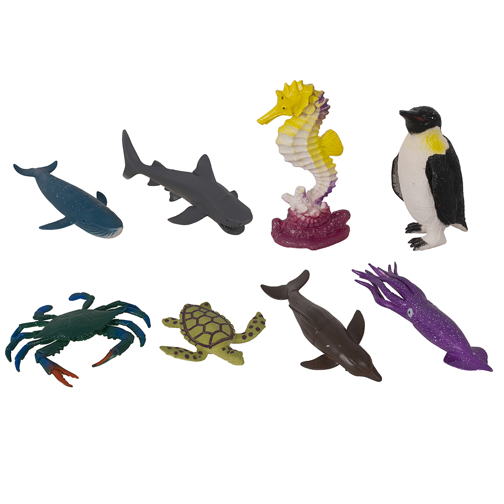 Игровой набор морских животных Tongde Q502-8 8 фигурок