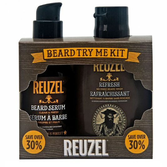 Набор для ухода за бородой Reuzel Beard Try Me Kit Кондиционер 100 мл масло 50 мл 4935₽