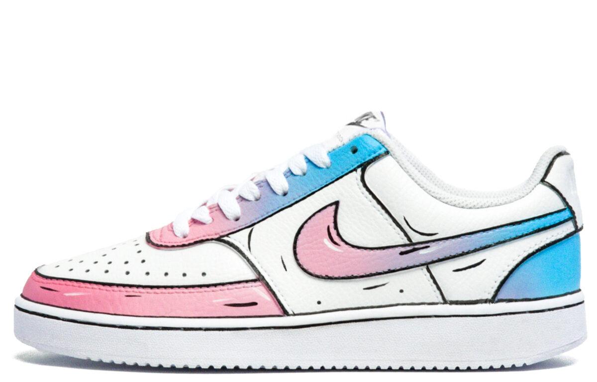 

Кеды унисекс Nike Court Vision белые 44 EU, Белый, Court Vision
