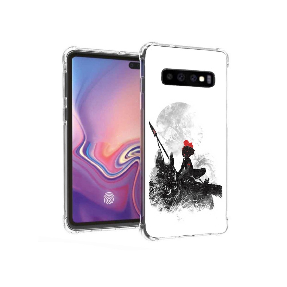 

Чехол MyPads Tocco для Samsung Galaxy S10+ мононоке (PT125670.500.481), Прозрачный, Tocco