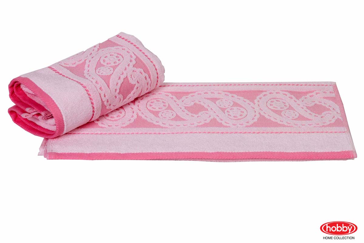 фото Махровое полотенце 50x90 "hurrem", св.розовое, 100% хлопок h0001064 hobby engine