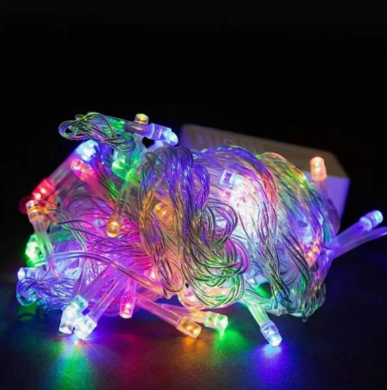 

Световая гирлянда новогодняя Merry Christmas 9289-1 9 м разноцветный/RGB