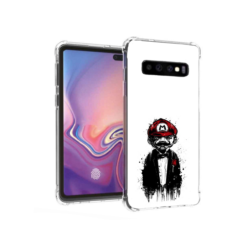 

Чехол MyPads Tocco для Samsung Galaxy S10+ марио (PT125670.500.458), Прозрачный, Tocco
