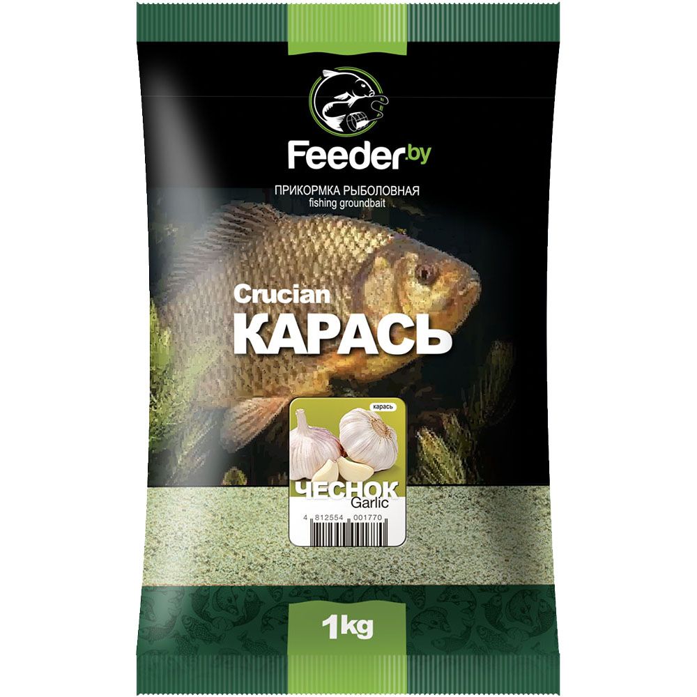 Прикормка Feederby Original Crucian Garlic Green 1 упаковка 625₽