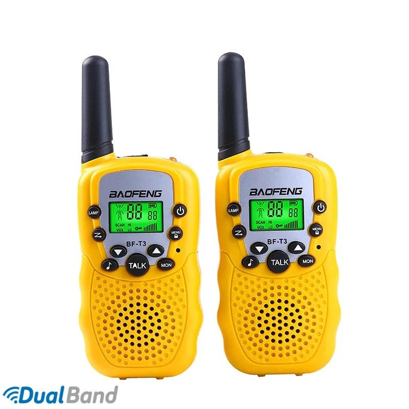 

Портативная радиостанция Baofeng BF-T3 желтый, 1 шт., BF-T3