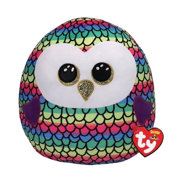 

Игрушка мягкая подушка TY SQUISH-A-BOOS Сова OWEN 35 см, 39191, Сова OWEN, 39191