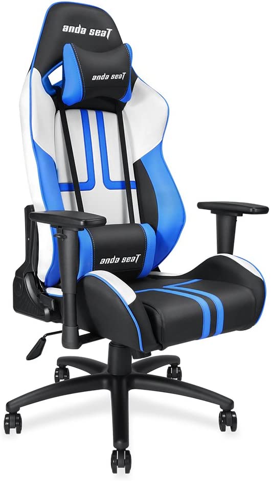 фото Игровое кресло andaseat viper (black/blue/white)