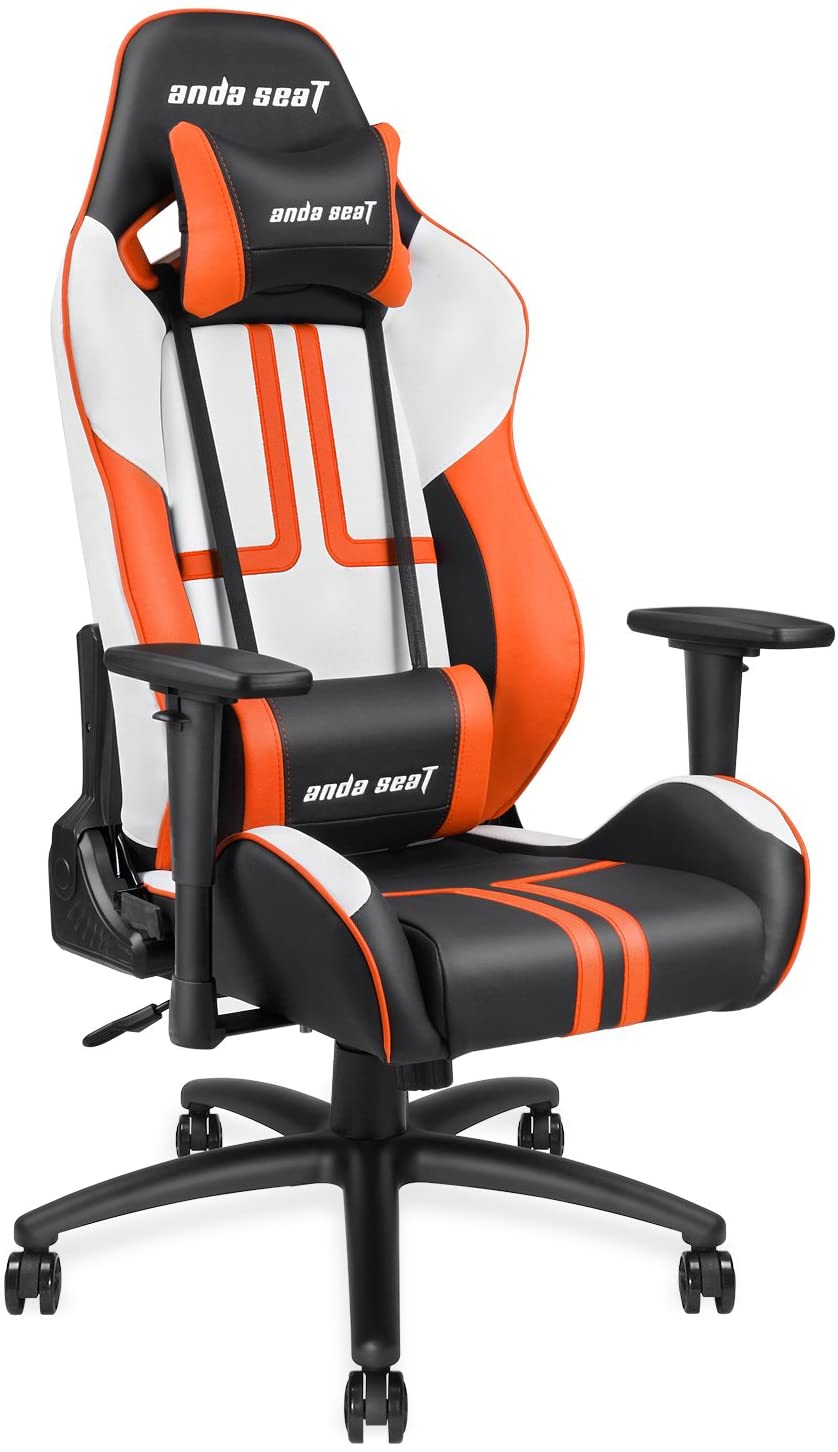 фото Игровое кресло andaseat viper (black/orange/white)