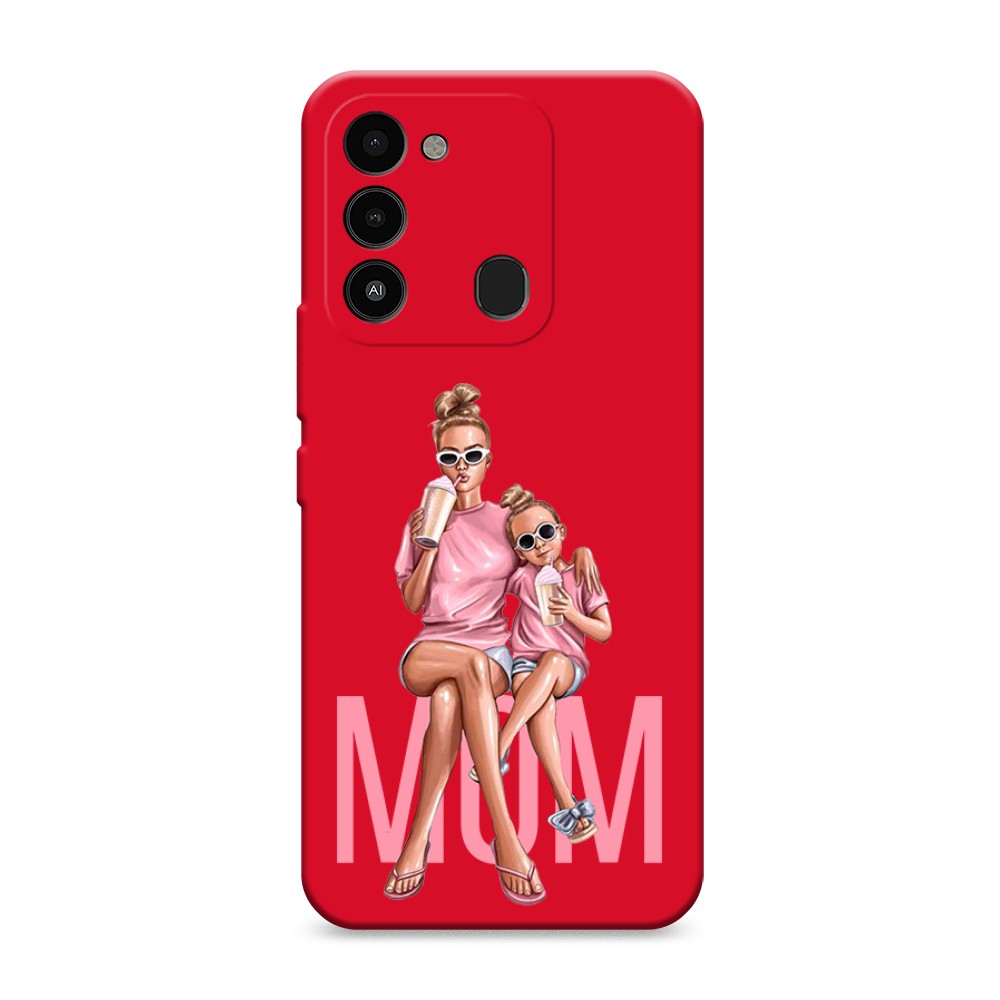 

Чехол Awog 301253-1 для Tecno Spark Go 2022, Spark 8C, Spark 9 "Lovely mom", Бежевый;розовый;прозрачный, 301253-1
