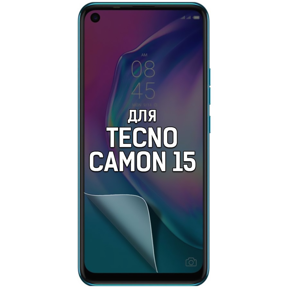 

Пленка защитная гидрогелевая Krutoff для Tecno Camon 15