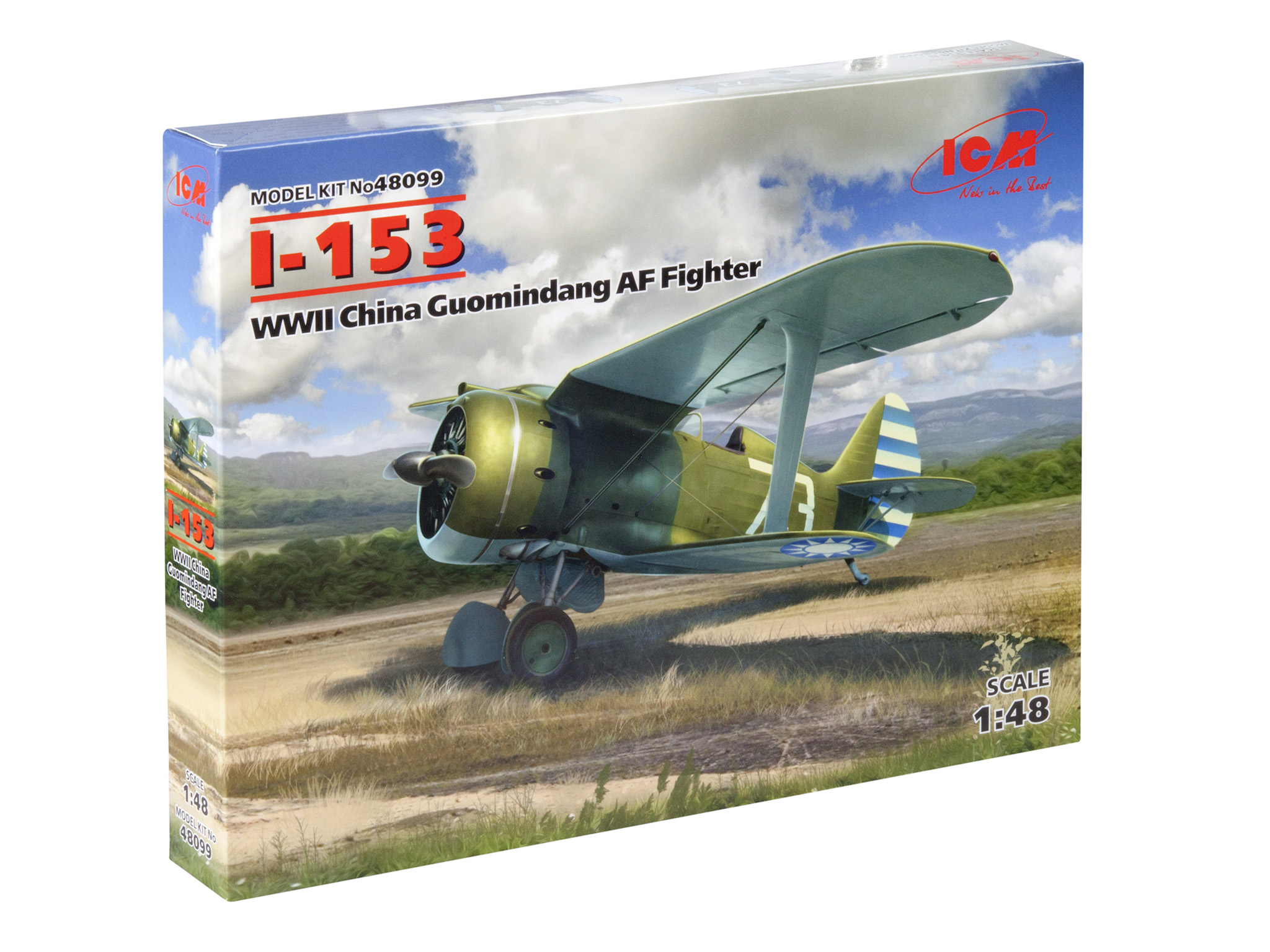

Сборная модель ICM 1/48 Истребитель ВВС Китая И-153 48099