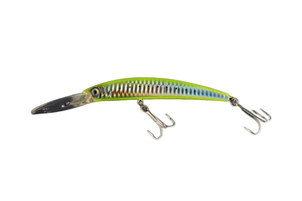 

Воблер R539-GHCS Yo-Zuri Crystal Minnow DD 110F, 110мм, 16г., Зеленый, Crystal Minnow DD 110F