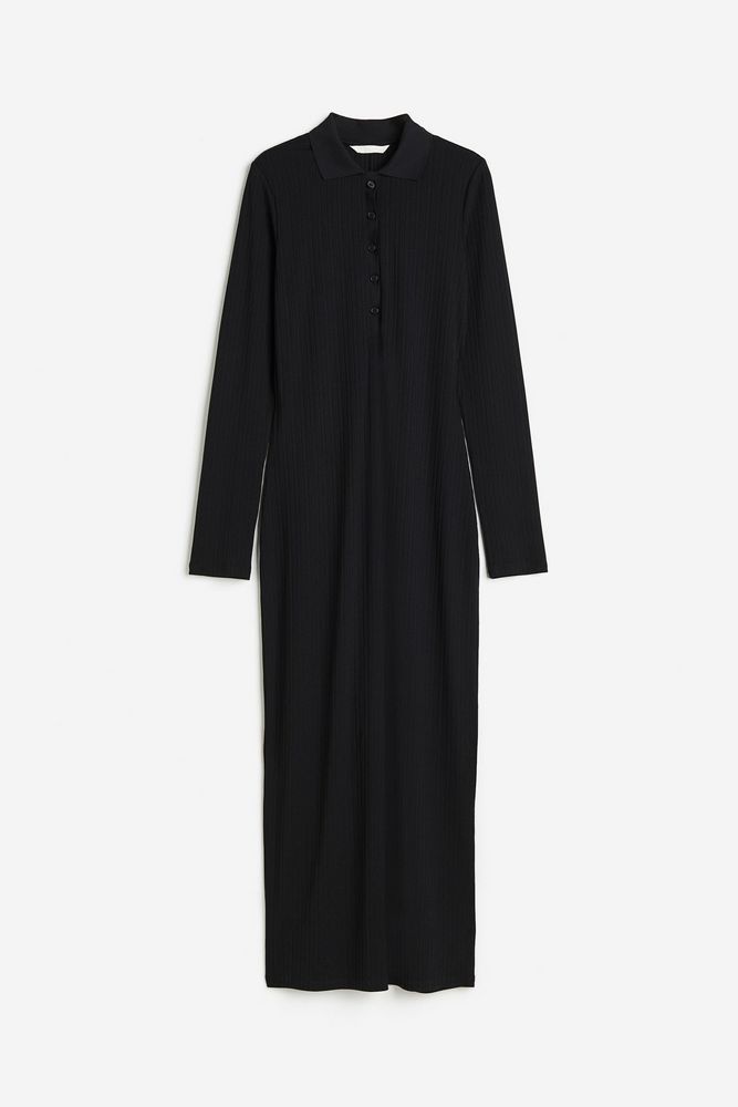 

Платье женское H&M 1214283 черное M, Черный, 1214283