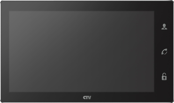 Видеодомофон CTV Монитор видеодомофона CTV-M4106AHD, черный