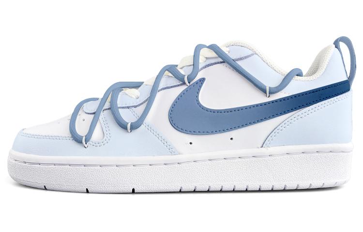 

Кеды унисекс Nike Court Borough Low2 GS белые 36.5 EU, Белый, Court Borough Low2 GS