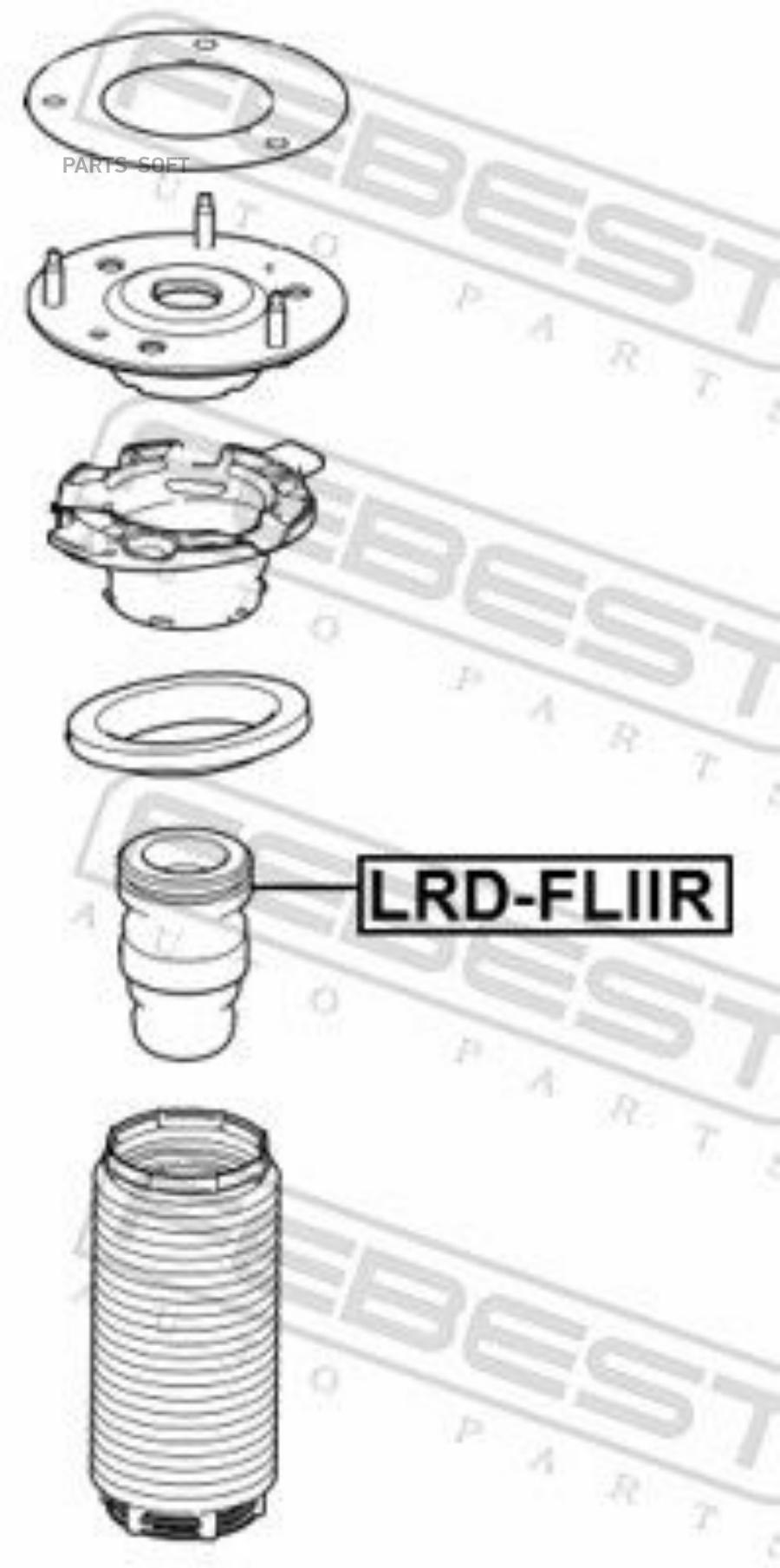 

FEBEST Отбойник пер.амортиз.LAND ROVER FEBEST LRD-FLIIR