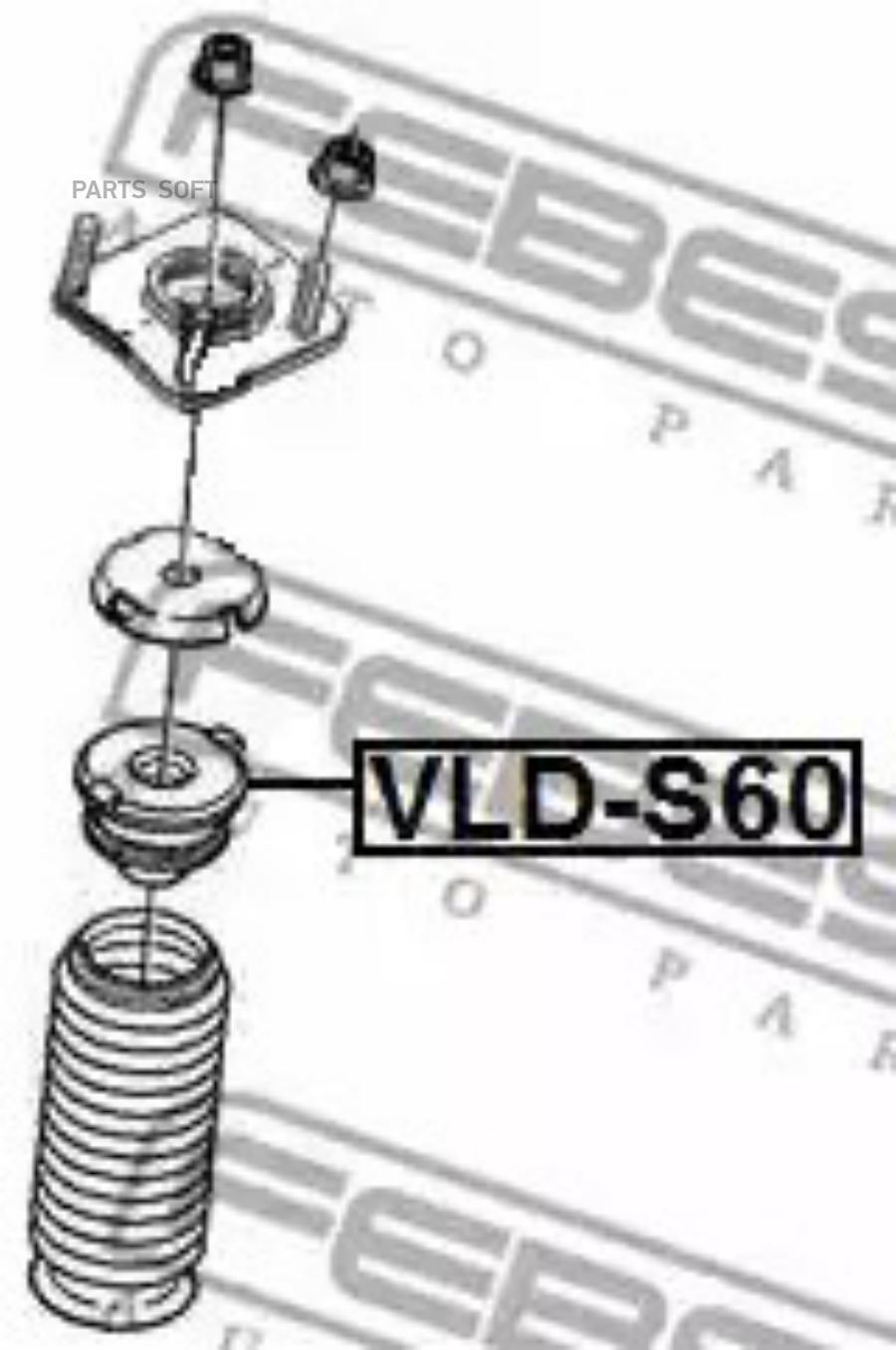

FEBEST Отбойник пер.аморт.VOLVO S60 I 2002-2009 FEBEST VLD-S60