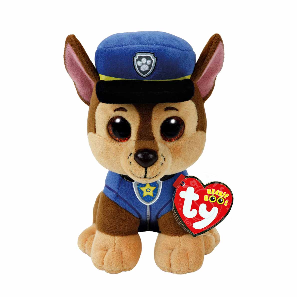 

Игрушка мягкая TY Beanie Boo's Paw Patrol Щенок Гонщик Chase 40 см, 90250, Гонщик Chase, 90250