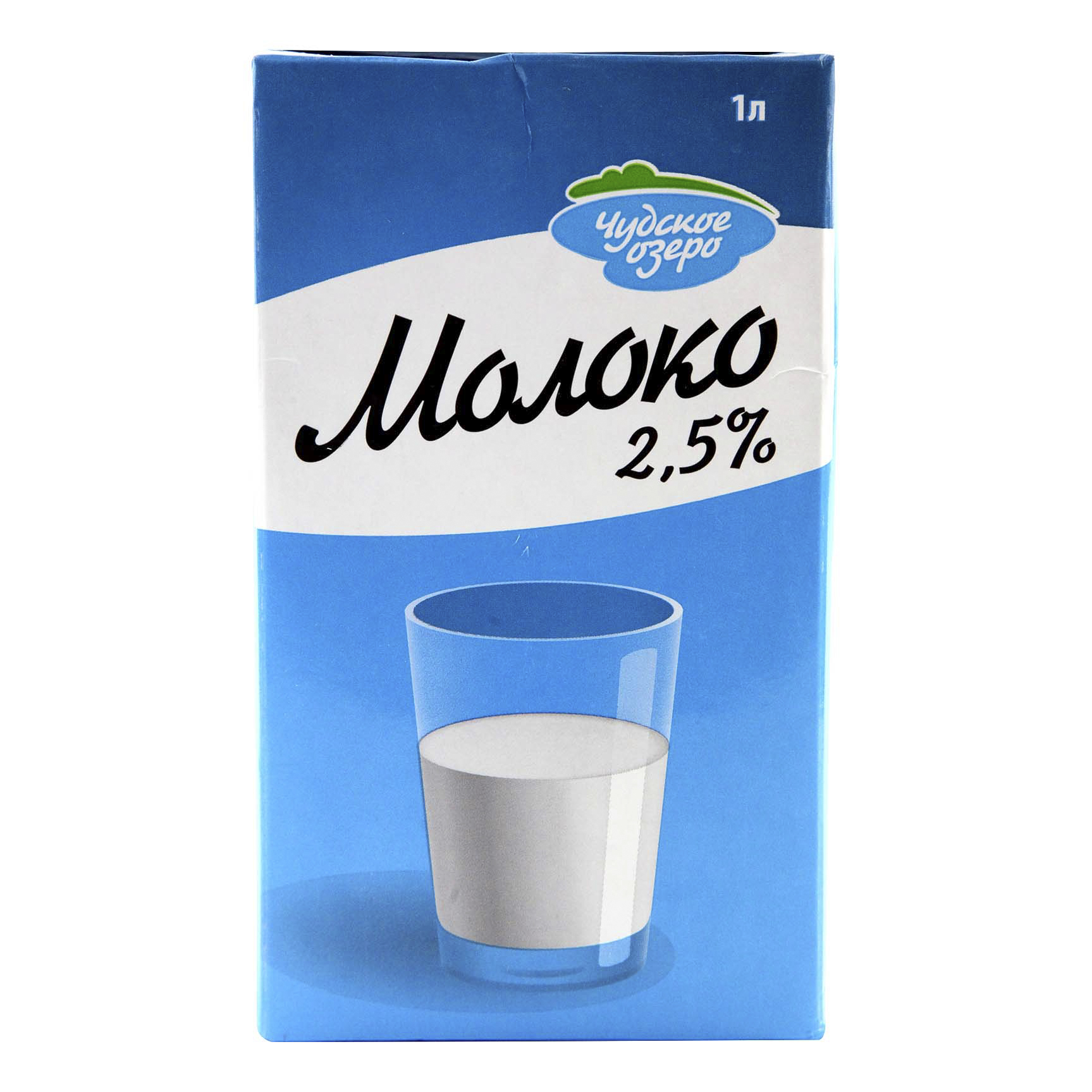 

Молоко 2,5% ультрапастеризованное 1 л Чудское озеро БЗМЖ