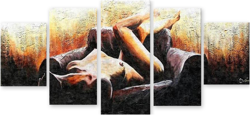 

Картина модульная на холсте Модулка Вечерний отдых 150x71 см, 933
