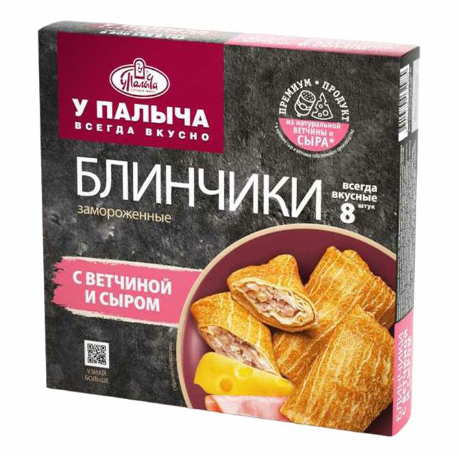 

Блинчики У Палыча с ветчиной и сыром замороженные 320 г