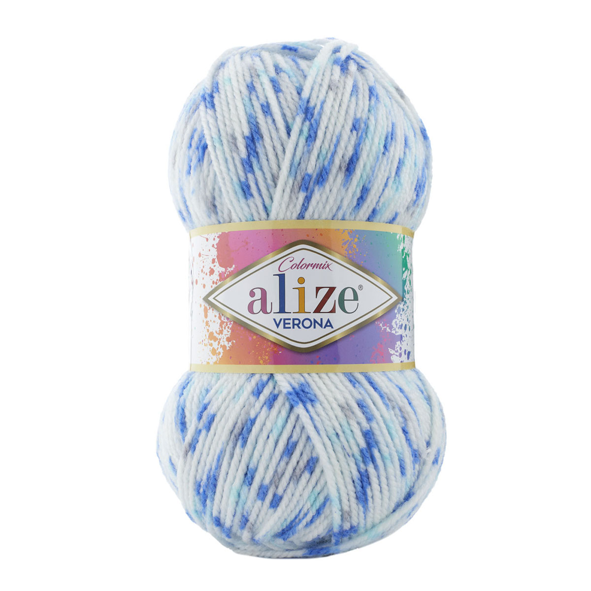 

Пряжа ALIZE Verona 100 г, 210 м (100% Aкрил) (7719), 5 мотков, Голубой