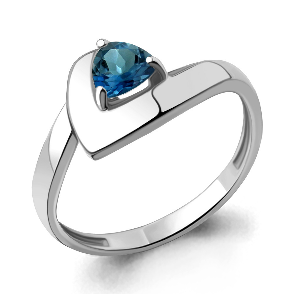 

Кольцо из серебра с топазом Aquamarine Aquamarine 6949008_925_р р, 6949008_925_р