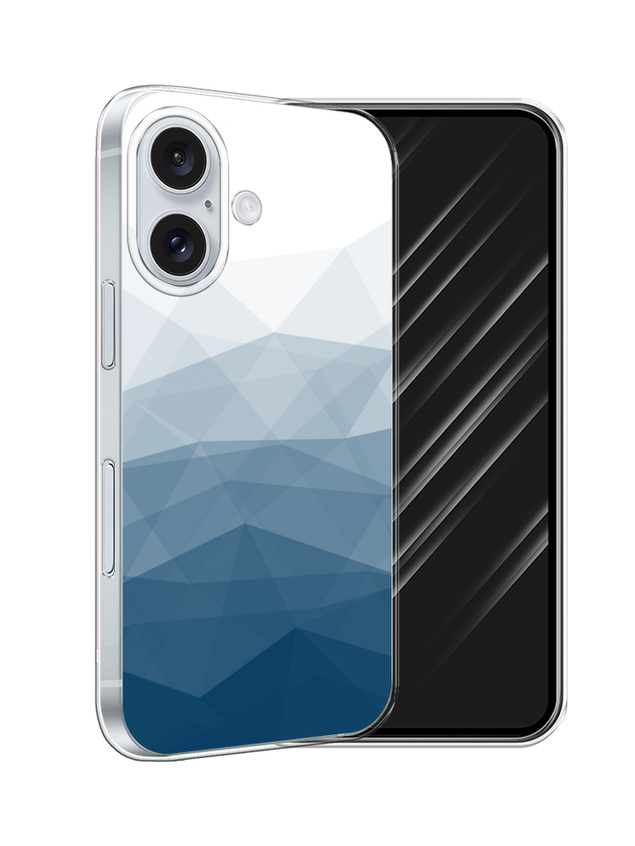 

Чехол Awog на Apple iPhone 16 "Абстракция небо", Синий;голубой;белый, 16050-1