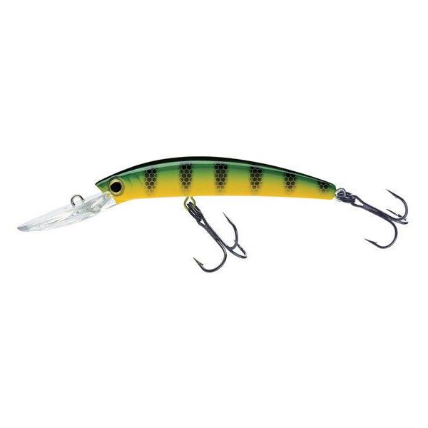 

Воблер R1206 MPC Yo Zuri CRYSTAL MINNOW DEEP DIVER WALLEYE 110F, Зеленый