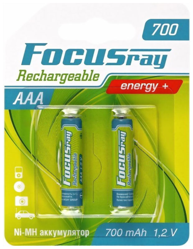 фото Аккумулятор focusray 700 mah aaa 2/24/288