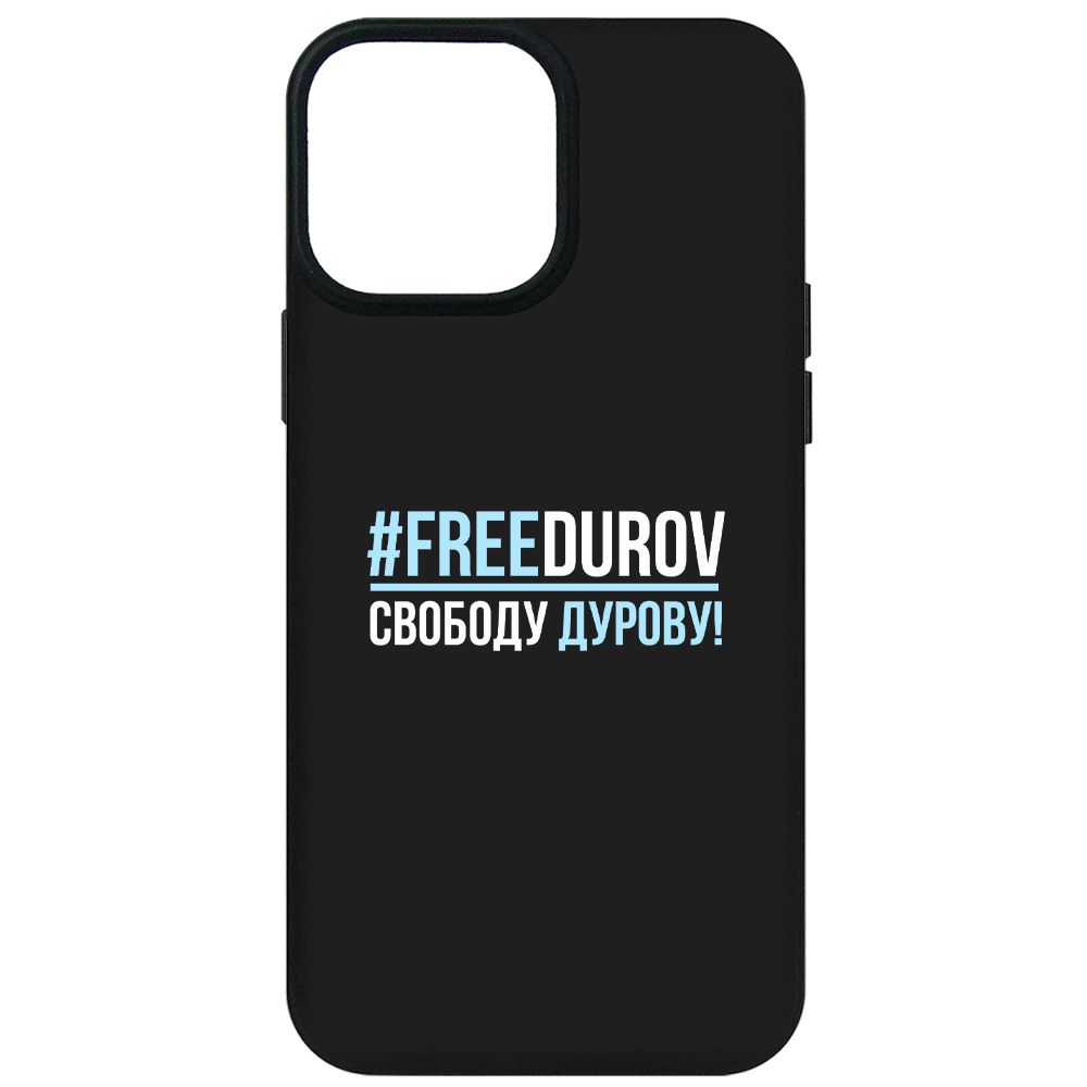 

Чехол-накладка Krutoff Soft Case Свободу Дурову! для iPhone 13 Pro Max черный