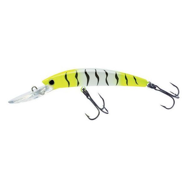 

Воблер R1205 CLT Yo Zuri CRYSTAL MINNOW DEEP DIVER WALLEYE 90F, Желтый;белый